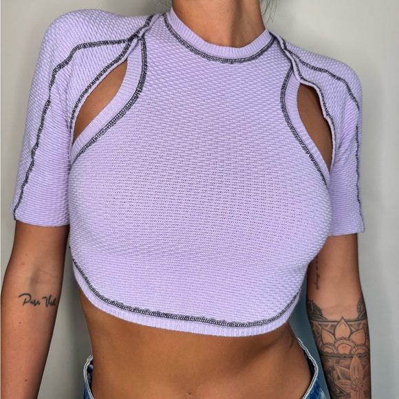 BDG two piece purple top - Picture 1 of 7